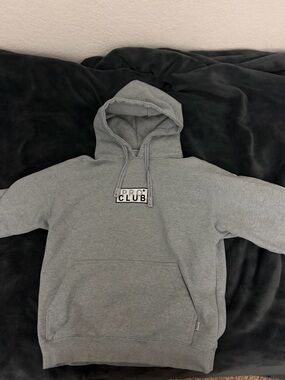 Men's Crewneck Hoodie in Heather Gray